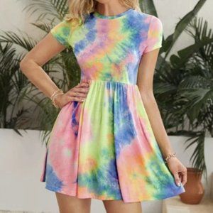 NWOT SHEIN Tie Dye Dress